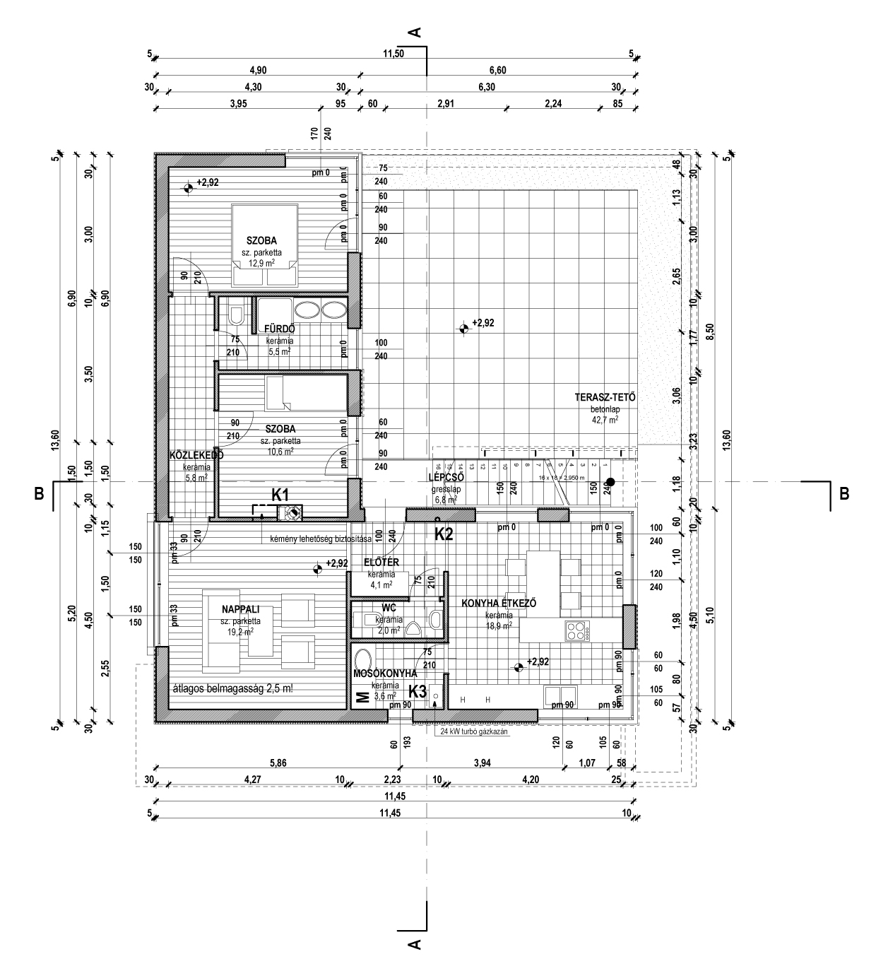 2 lakásos társasház 290 m2